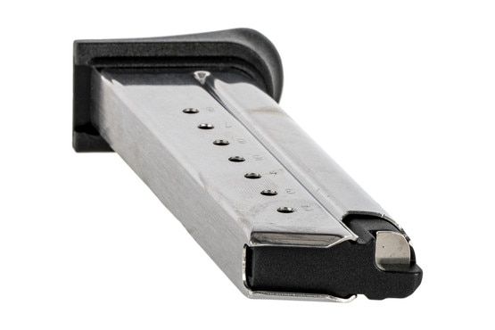 The Springfield XDE magazine features a polymer follower